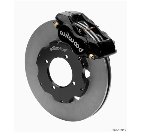 Wilwood Dynalite Front Big Brake Kit 11.00in ULHP-30 Vane Plain Face Rotors - Black