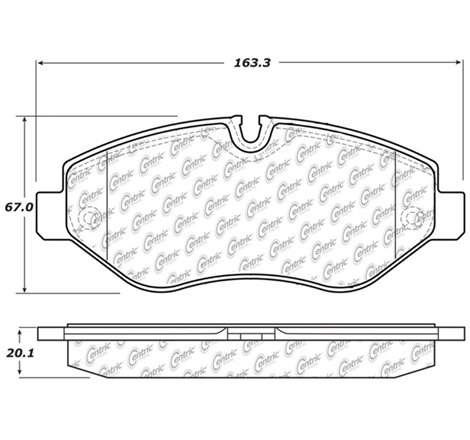 StopTech 10-18 Mercedes-Benz Sprinter 2500 Front Truck & SUV Brake Pad