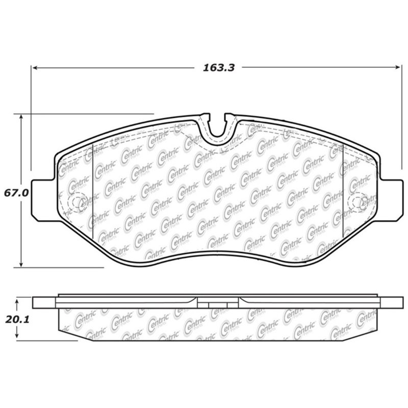 StopTech 10-18 Mercedes-Benz Sprinter 2500 Front Truck & SUV Brake Pad