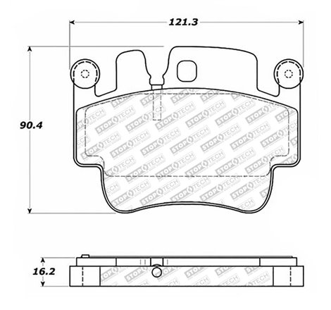 StopTech Street Select Brake Pads - Front/Rear