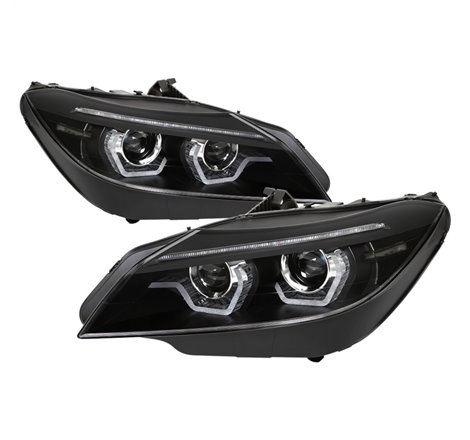 Spyder BMW Z4 09-13 Projector Headlights (Not Comp w Halogen) Black PRO-YD-BMWZ409HID-AFSSEQ-BK