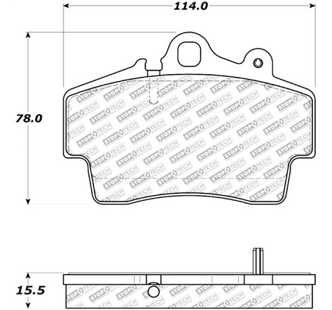 StopTech Street Select Brake Pads w/ Hardware - Front