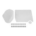 BMR 15-20 Ford Mustang A/C & Heater Delete Panel (Aluminum) - Bare