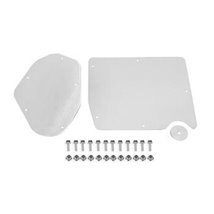 BMR 15-20 Ford Mustang A/C & Heater Delete Panel (Aluminum) - Bare