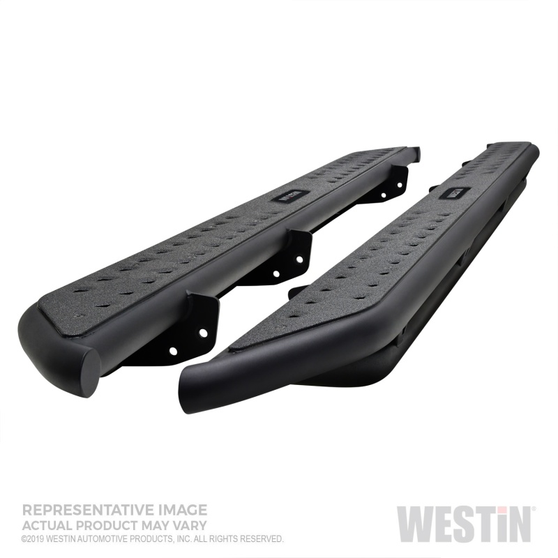 Westin 2020 Jeep Gladiator Outlaw Nerf Step Bars - Textured Black