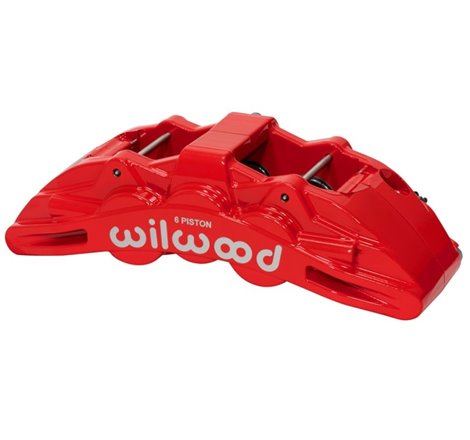 Wilwood Caliper Red SX6R 4.04in Piston 1.25in Disc