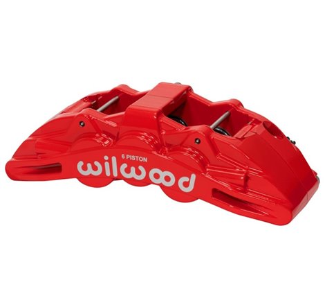 Wilwood Caliper Red SX6R 4.04in Piston 1.25in Disc