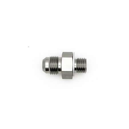 DeatschWerks 6AN Male Flare To M12 X 1.5 Male Metric Adapter  (Incl. Crush Washer)