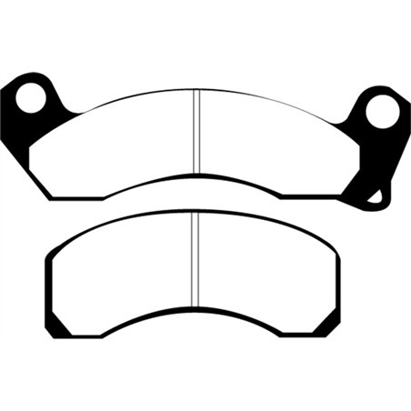 EBC 79-81 Ford Crown Victoria Greenstuff Front Brake Pads