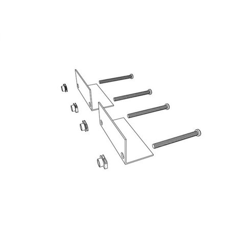 BAK BAKBox2 Clamping Brackets (AB) Qty 2 (w/ U-Nuts & Screws)