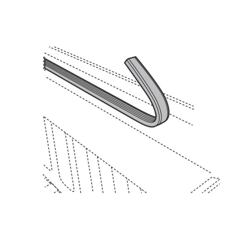 BAK Bulkhead Seal (Thick Ribbed) 3/4in x 65in