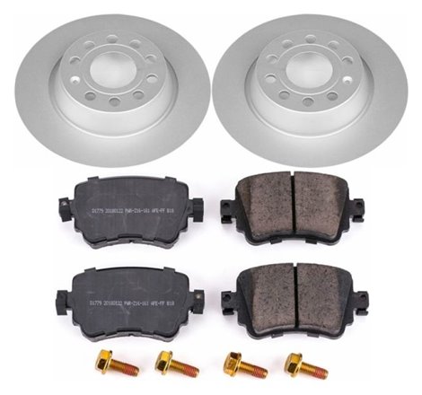 Power Stop 16-18 Audi Q3 Rear Z23 Evolution Sport Coated Brake Kit