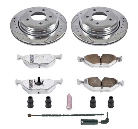 Power Stop 01-05 BMW 325xi Rear Z26 Street Warrior Brake Kit