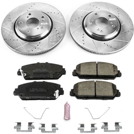 Power Stop 17-18 Acura ILX Front Z23 Evolution Sport Brake Kit