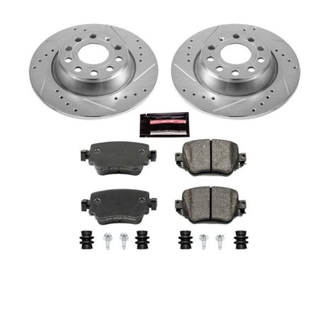 Power Stop 16-18 Audi Q3 Rear Z23 Evolution Sport Brake Kit