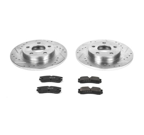 Power Stop 98-02 Cadillac Seville Rear Z23 Evolution Sport Brake Kit