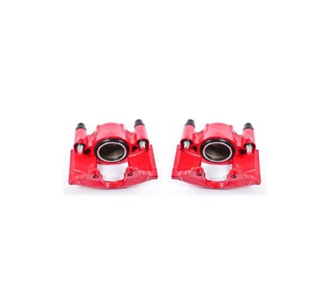 Power Stop 90-93 Cadillac Commercial Chassis Front Red Calipers w/o Brackets - Pair