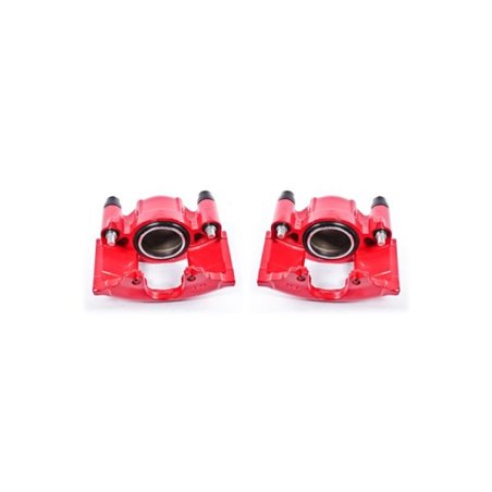 Power Stop 90-93 Cadillac Commercial Chassis Front Red Calipers w/o Brackets - Pair