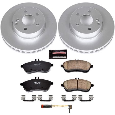 Power Stop 12-15 Mercedes-Benz C250 Front Z23 Evolution Sport Coated Brake Kit