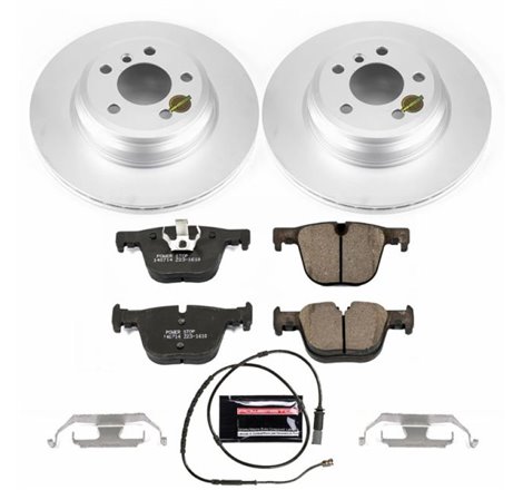 Power Stop 15-16 BMW 328i xDrive Rear Z23 Evolution Sport Coated Brake Kit