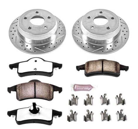 Power Stop 99-04 Jeep Grand Cherokee Rear Z36 Truck & Tow Brake Kit