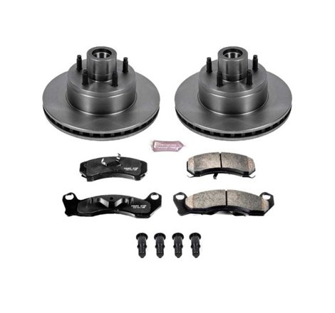 Power Stop 90-91 Ford LTD Crown Victoria Front Autospecialty Brake Kit