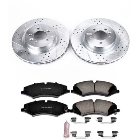 Power Stop 2017 Land Rover Discovery Front Z23 Evolution Sport Brake Kit