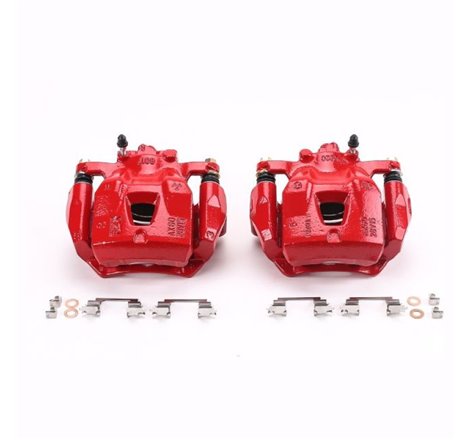 Power Stop 97-01 Lexus ES300 Front Red Calipers w/Brackets - Pair