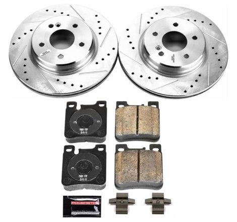 Power Stop 02-04 Mercedes-Benz C32 AMG Rear Z23 Evolution Sport Brake Kit