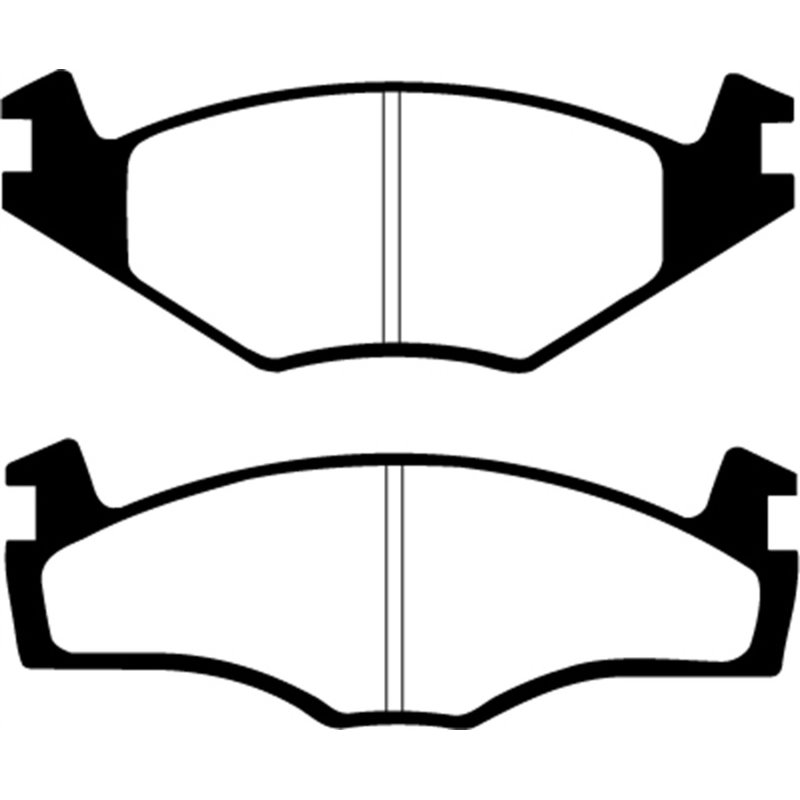 EBC 86-93 Volkswagen Cabriolet 1.8 Ultimax2 Front Brake Pads