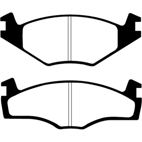 EBC 86-93 Volkswagen Cabriolet 1.8 Ultimax2 Front Brake Pads