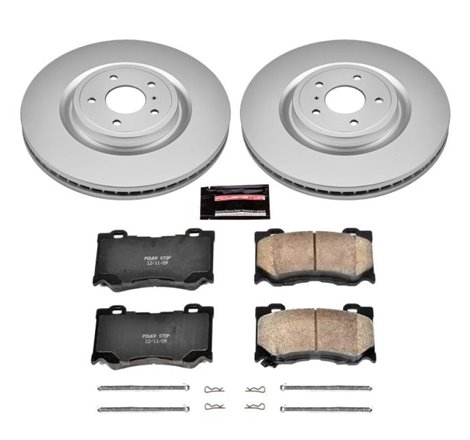 Power Stop 09-13 Infiniti FX50 Front Z17 Evolution Geomet Coated Brake Kit