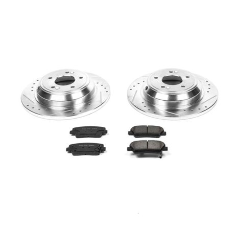 Power Stop 2009 Hyundai Genesis Rear Z23 Evolution Sport Brake Kit