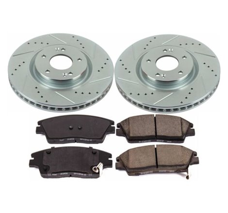 Power Stop 15-17 Hyundai Tucson Front Z23 Evolution Sport Brake Kit