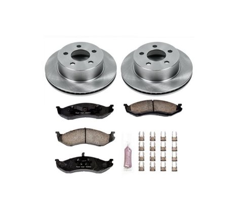 Power Stop 99-01 Jeep Cherokee Front Autospecialty Brake Kit