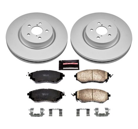 Power Stop 14-18 Subaru Forester Front Z17 Evolution Geomet Coated Brake Kit