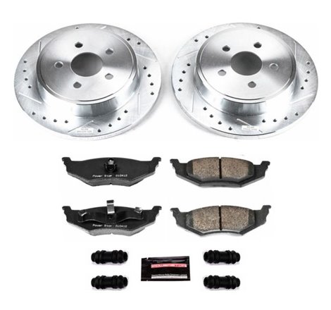 Power Stop 03-10 Chrysler PT Cruiser Rear Z23 Evolution Sport Brake Kit