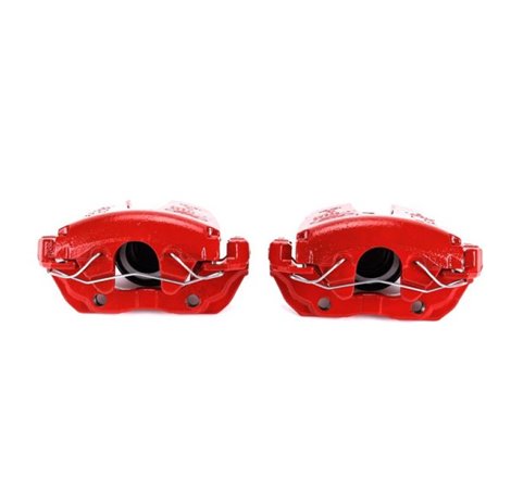 Power Stop 13-18 Ford C-Max Front Red Calipers w/Brackets - Pair