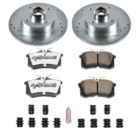 Power Stop 90-92 Volkswagen Corrado Rear Z26 Street Warrior Brake Kit