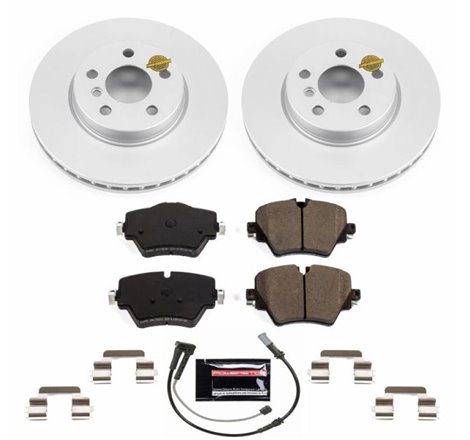 Power Stop 2019 Mini Cooper Clubman Front Z23 Evolution Sport Coated Brake Kit