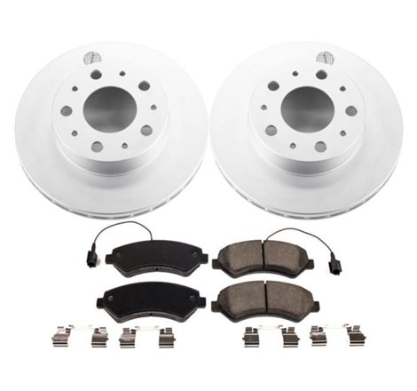 Power Stop 14-19 Ram ProMaster 1500 Front Z17 Evolution Geomet Coated Brake Kit