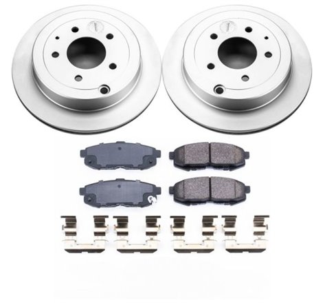 Power Stop 04-06 Mazda MPV Rear Z17 Evolution Geomet Coated Brake Kit