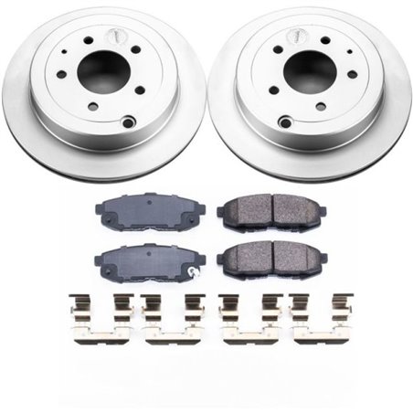 Power Stop 04-06 Mazda MPV Rear Z17 Evolution Geomet Coated Brake Kit