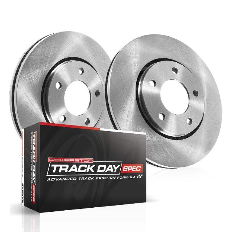 Power Stop 14-19 Ford Fiesta Rear Track Day SPEC Brake Kit