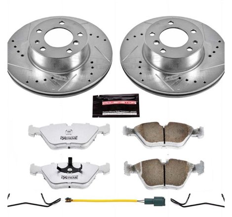 Power Stop 1989 BMW 525i Front Z26 Street Warrior Brake Kit