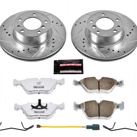 Power Stop 1989 BMW 525i Front Z26 Street Warrior Brake Kit