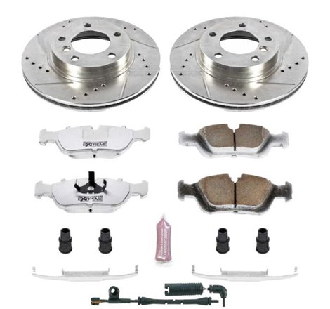 Power Stop 2000 BMW 323Ci Front Z26 Street Warrior Brake Kit