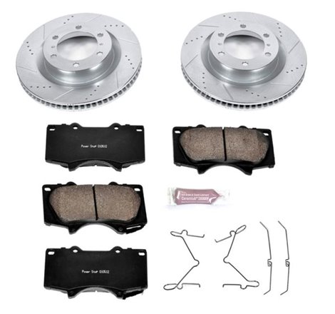 Power Stop 10-19 Lexus GX460 Front Z23 Evolution Sport Brake Kit