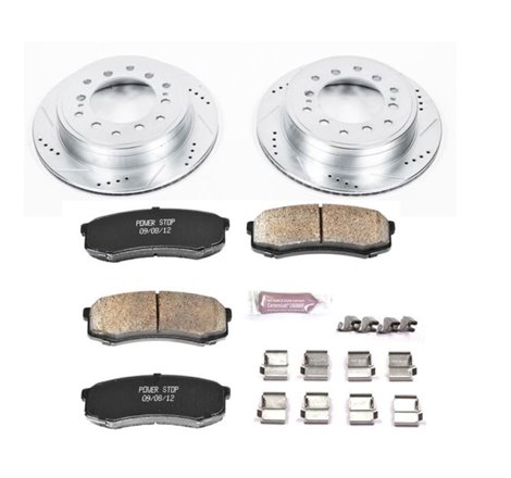 Power Stop 10-19 Lexus GX460 Rear Z23 Evolution Sport Brake Kit