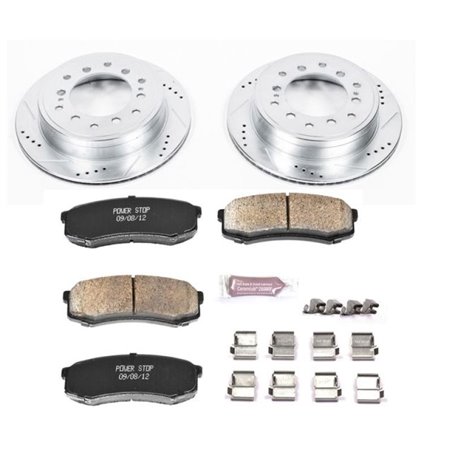 Power Stop 10-19 Lexus GX460 Rear Z23 Evolution Sport Brake Kit